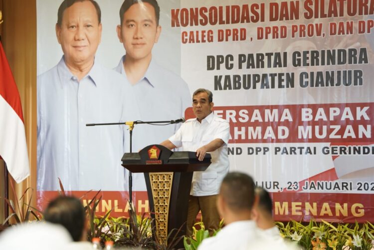Muzani Minta Kader dan Relawan Tidak Jumawa Lihat Hasil Survei Prabowo yang Hampir Capai 50%